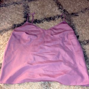 Cute silky purple tank size Xl worn once